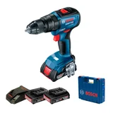 Furadeira de Impacto Bosch GSB 18V 50 18V BIVOLT, 2 baterias