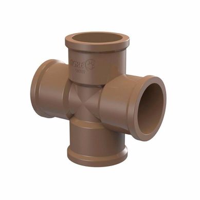 Cruzeta gua Fria Soldvel 50mm Marrom
