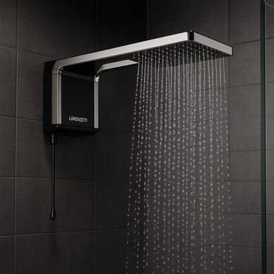 Chuveiro Acqua Storm Ultra 220V 6800W Black e Cromado