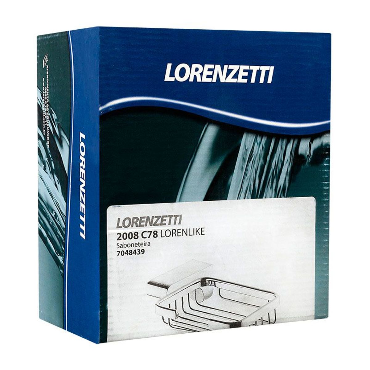 Saboneteira Lorenlike Lorenzetti Cinza, marca Lorenzetti - Foto 2