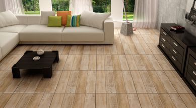 Piso Cecafi Laminum Mix Pi Caixa 2,32m, Marrom, 62x62cm