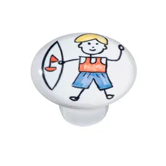Puxador Ii1743 Menino Surf Crm, Branco