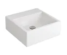 Cuba de Apoio com Mesa Quadrada Branca 41x41cm L73 Deca