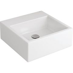 Cuba de Apoio com Mesa Quadrada Branca 41x41cm L73 Deca