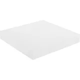 Prateleira Reta, Branco, 25x25x3,8cm