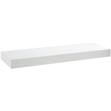 Prateleira Reta, Branco, 80x25x6cm