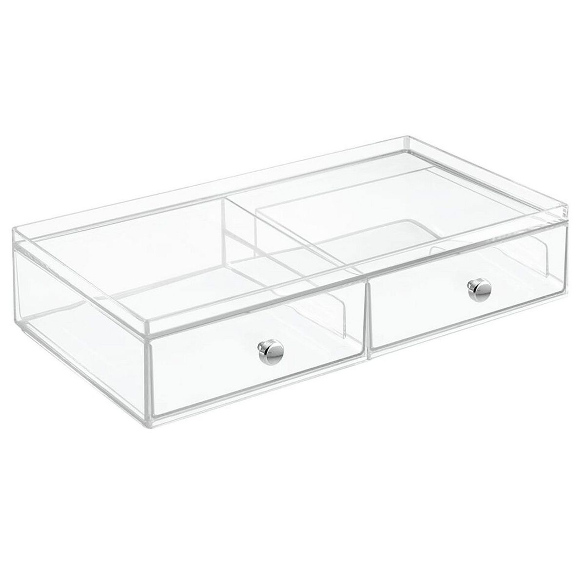 Organizador com 2 Gavetas Transparente, marca Interdesign - Foto Principal