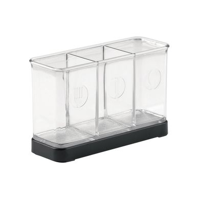 Organizador de Talheres com 3 Espaos Transparente 
