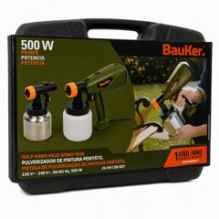 Kit Pistola para Pintura 500W 127V Verde Bauker