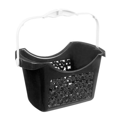 Cesto Plstico para Prendedor Floral Nitron Plast 13,6 x 22,5 x 14,3 cm Preto