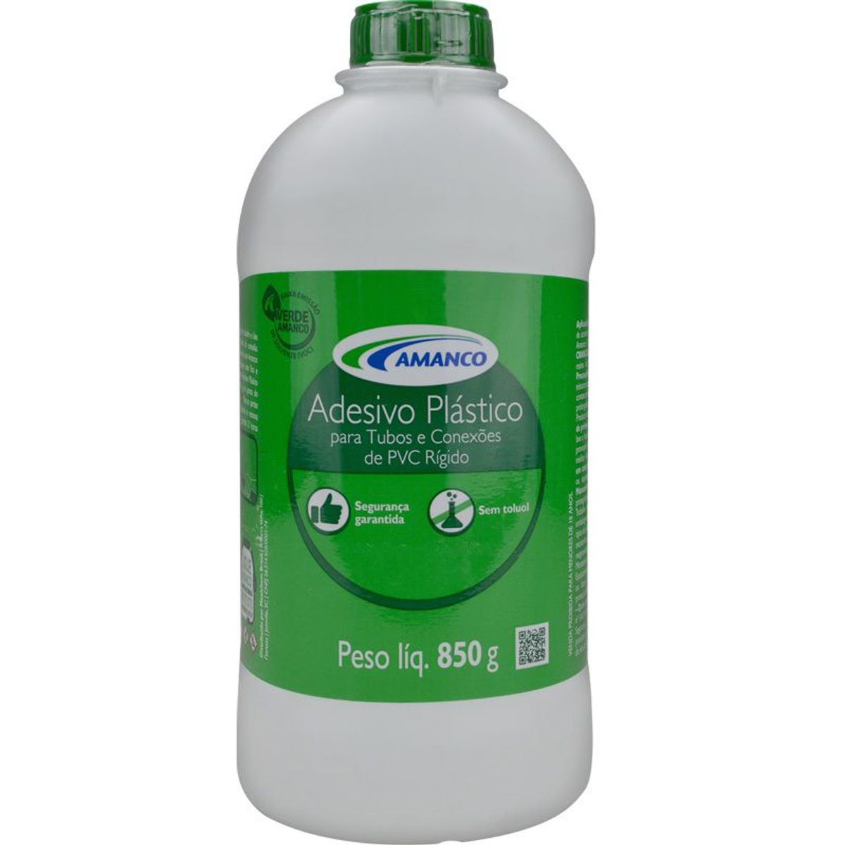 Adesivo Frasco Extra Forte Pvc 850G, marca Amanco - Foto Principal