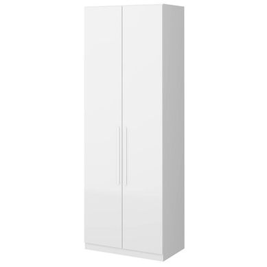 Guarda Roupa 2 Portas 3 Gavetas Branco