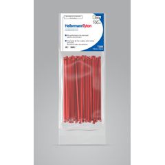 Abraçadeira Nylon T30R Vermelha 3,6X150mm Embalagem Com 100 Unidades