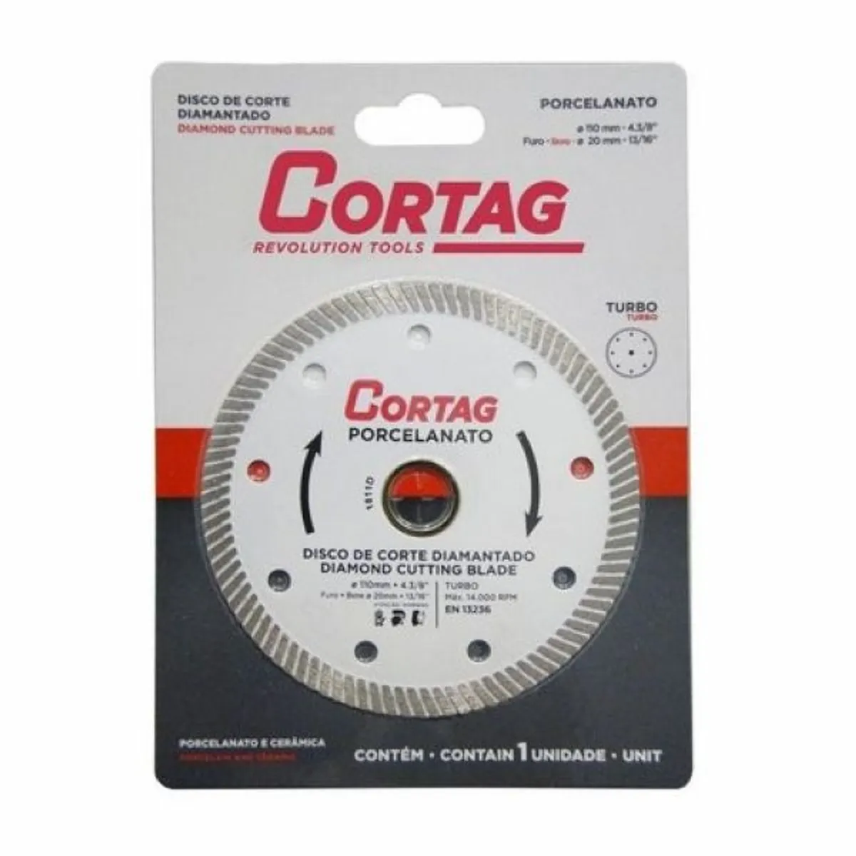 Disco Diamantado para Porcelanato 60863 Cortag, marca Cortag - Foto Principal