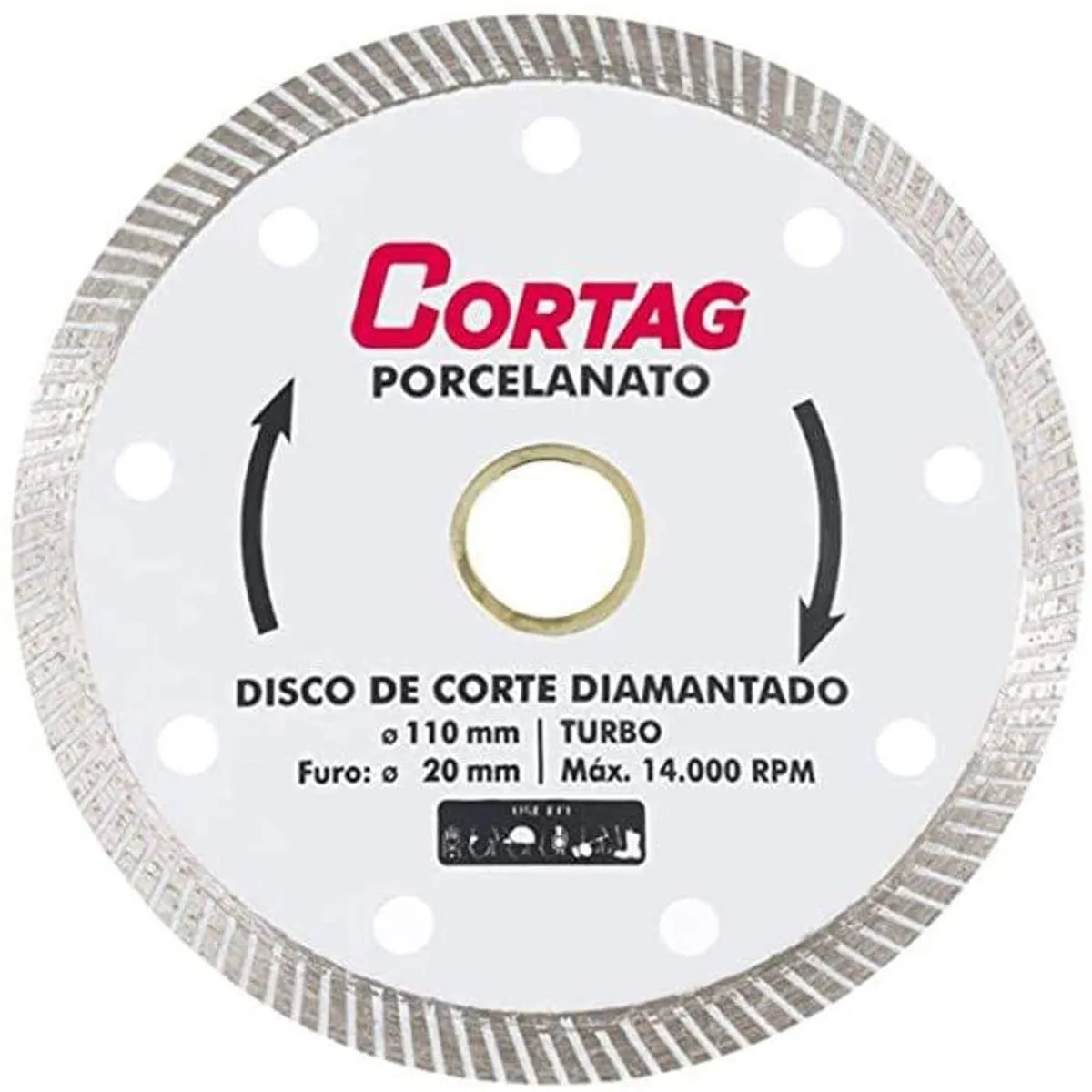 Disco Diamantado para Porcelanato 60863 Cortag, marca Cortag - Foto 2