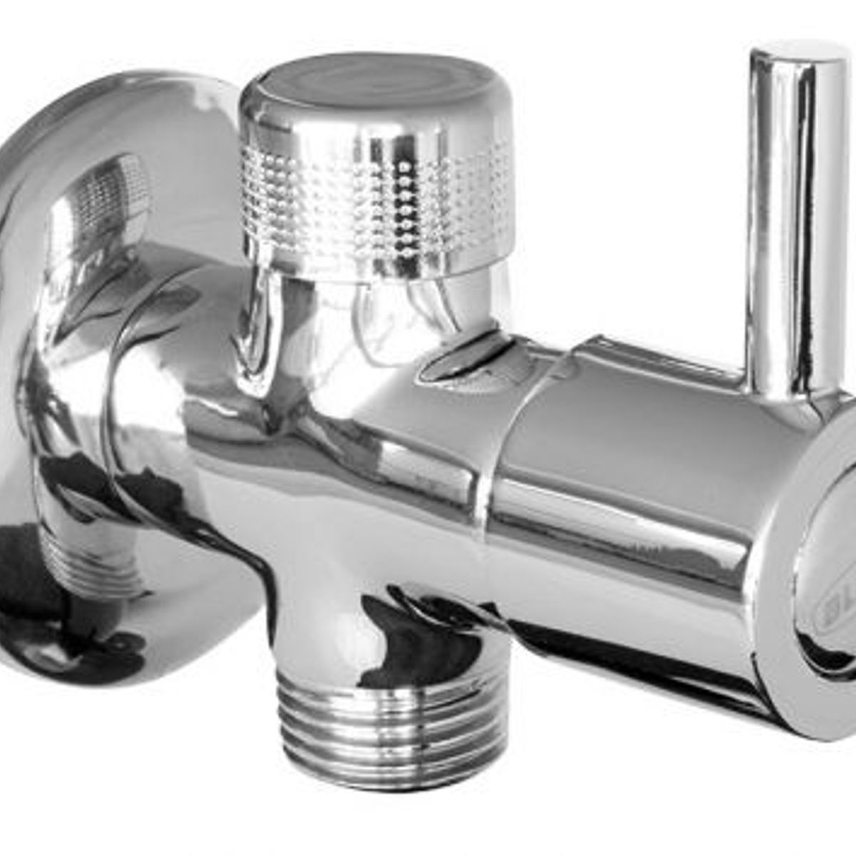 Registro Ducha Higiênica 1/4 Volta Cromado 1/2" 40Mca Com Canopla, marca Blukit - Foto Principal