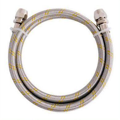 Ligao Flexvel Inox Para Gs Com 1,5M Adaptador Fxf Fmea Fmea 3/8