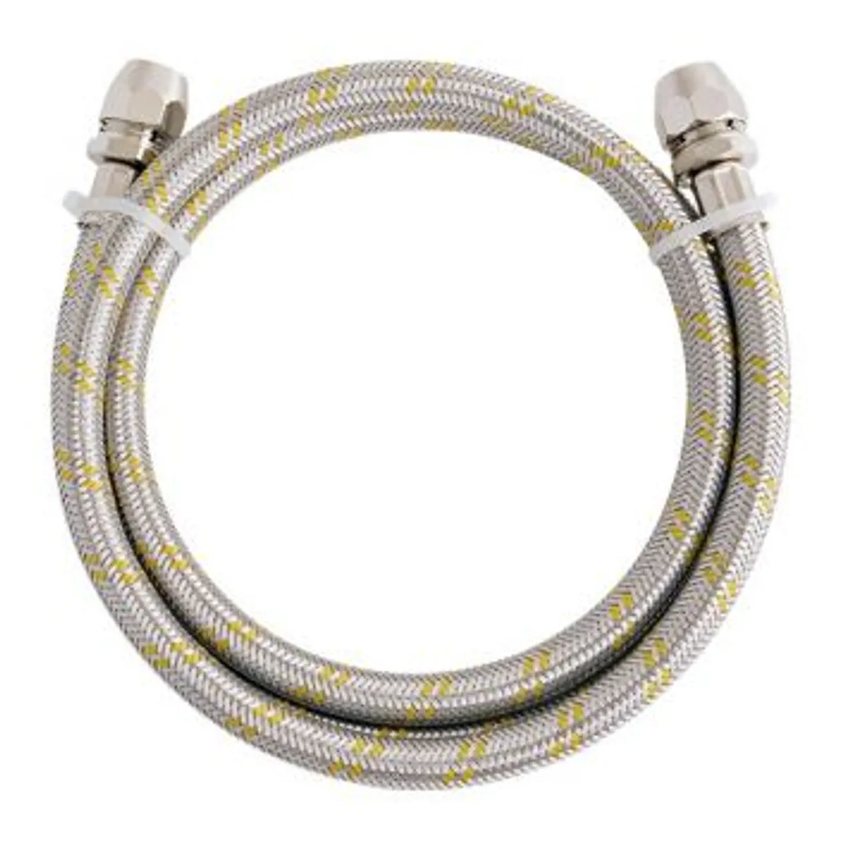 Ligação Flexível Inox Para Gás Com 1,5M Adaptador Fxf Fêmea Fêmea 3/8, marca Blukit - Foto 2