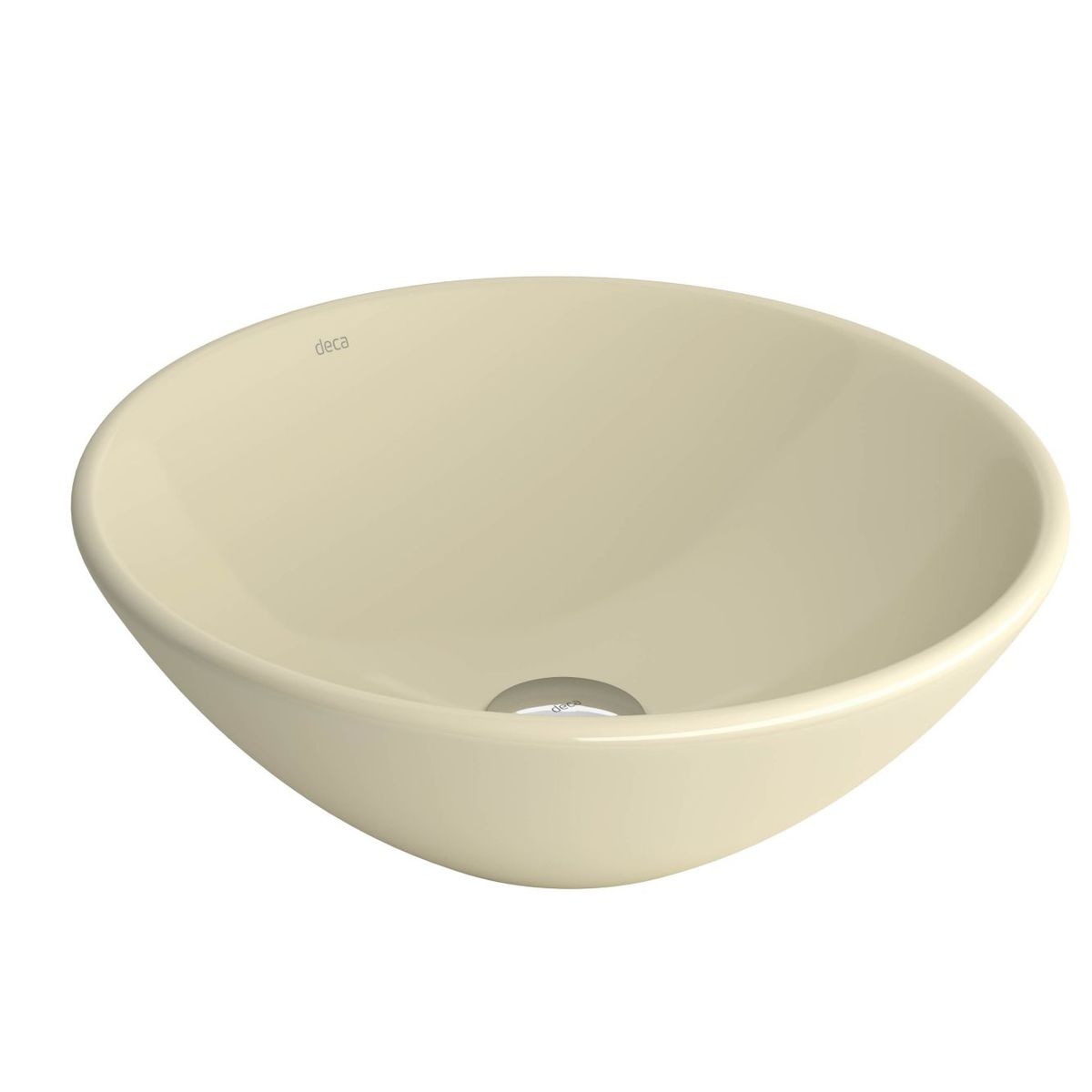 Cuba de Apoio Redonda 35cm Creme, marca Deca - Foto Principal