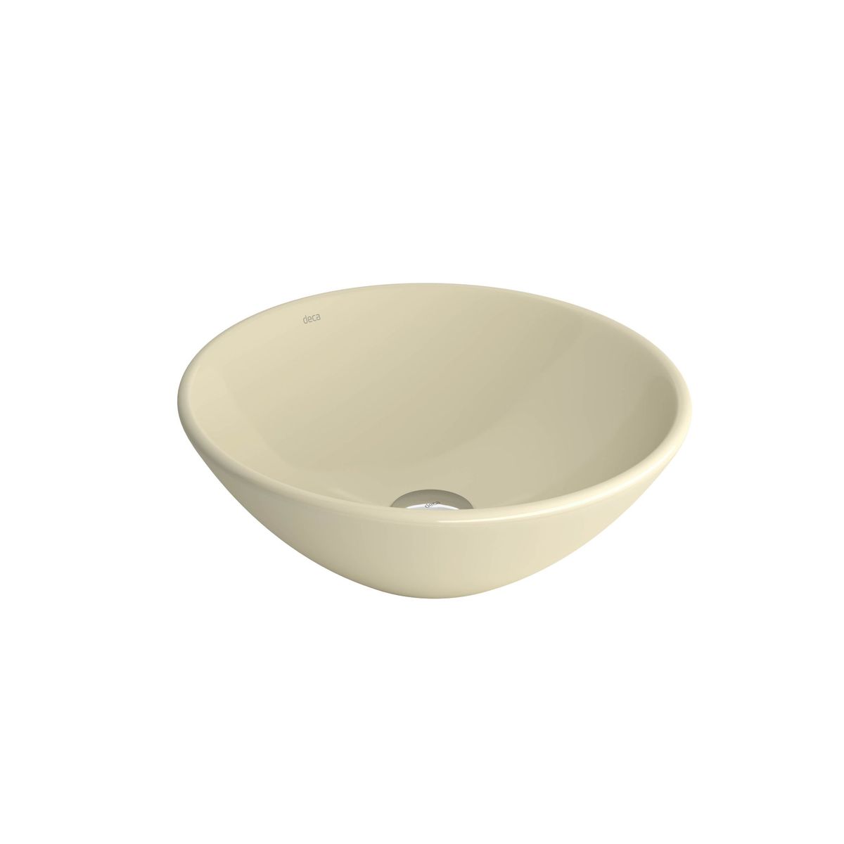 Cuba de Apoio Redonda 35cm Creme, marca Deca - Foto Principal