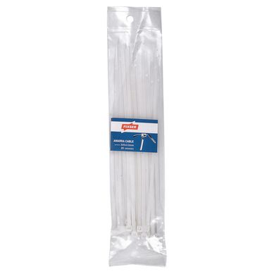 Abraadeira Nylon Branco 25 Unidades Redline