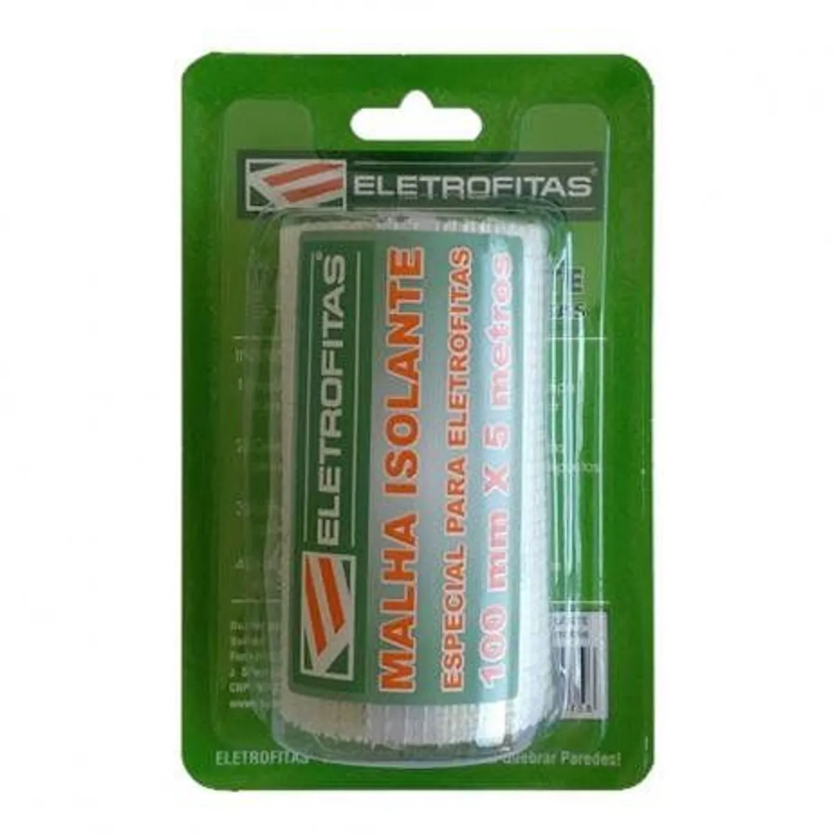 Tela de Fibra de Vidro  100Mm X 15M Eletrofita, marca Eletrofita - Foto Principal