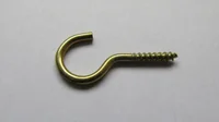 Gancho Bicromatizado P/Madeira Ct 04Pcs 17x40