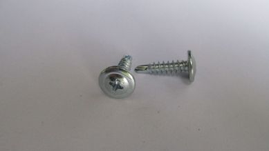Parafuso Auto Brocante P/Perfil Pvc 10Pcs 48x19