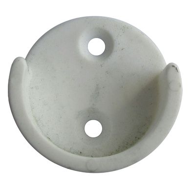 Suporte Cabea Meia Cana sem Espiga 2 Peas Branco