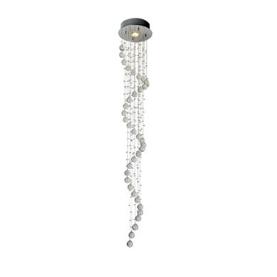 Lustre Spirale 1 Lmpada 50W Bivolt Cristal Transparente