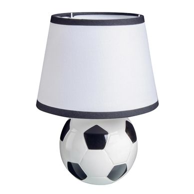 Abajur de Mesa Infantil 1 Lmpada 28cm 60W Preto e Branco