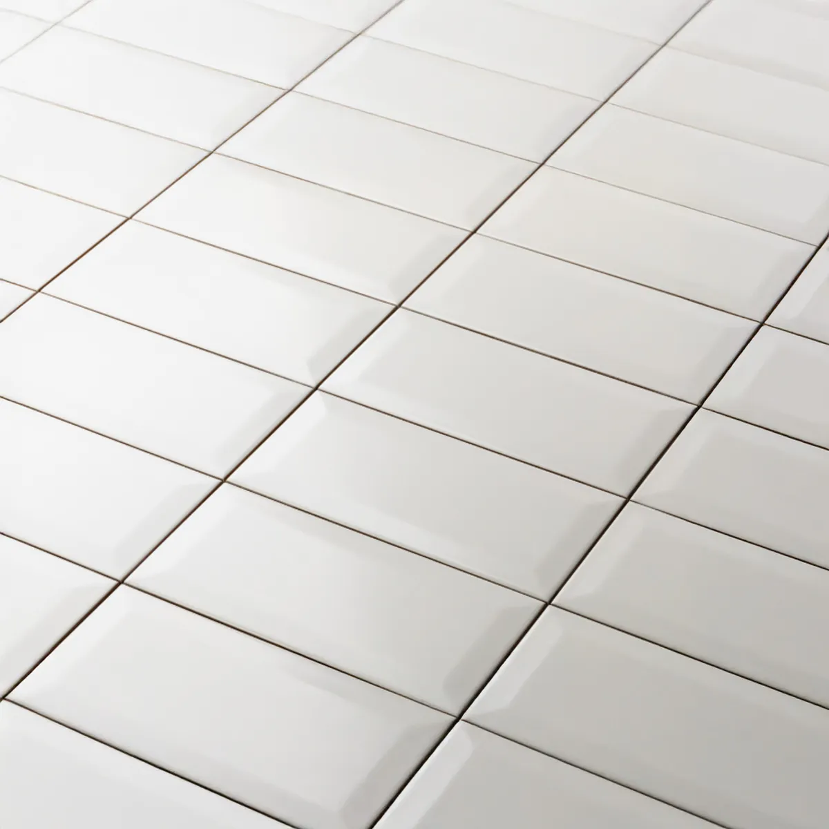 Revestimento Esmaltado Metro White Brilhante Interno 10x20cm Caixa 1,00m² Bold Branco Eliane, marca Eliane - Foto 2