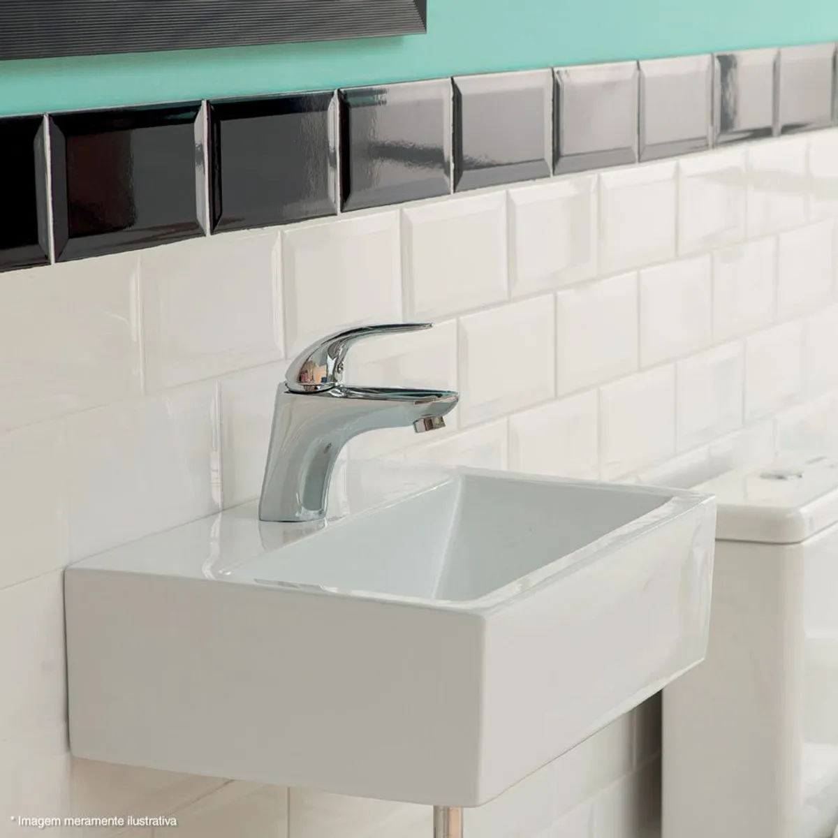 Revestimento Esmaltado Metro White Brilhante Interno 10x20cm Caixa 1,00m² Bold Branco Eliane, marca Eliane - Foto Principal