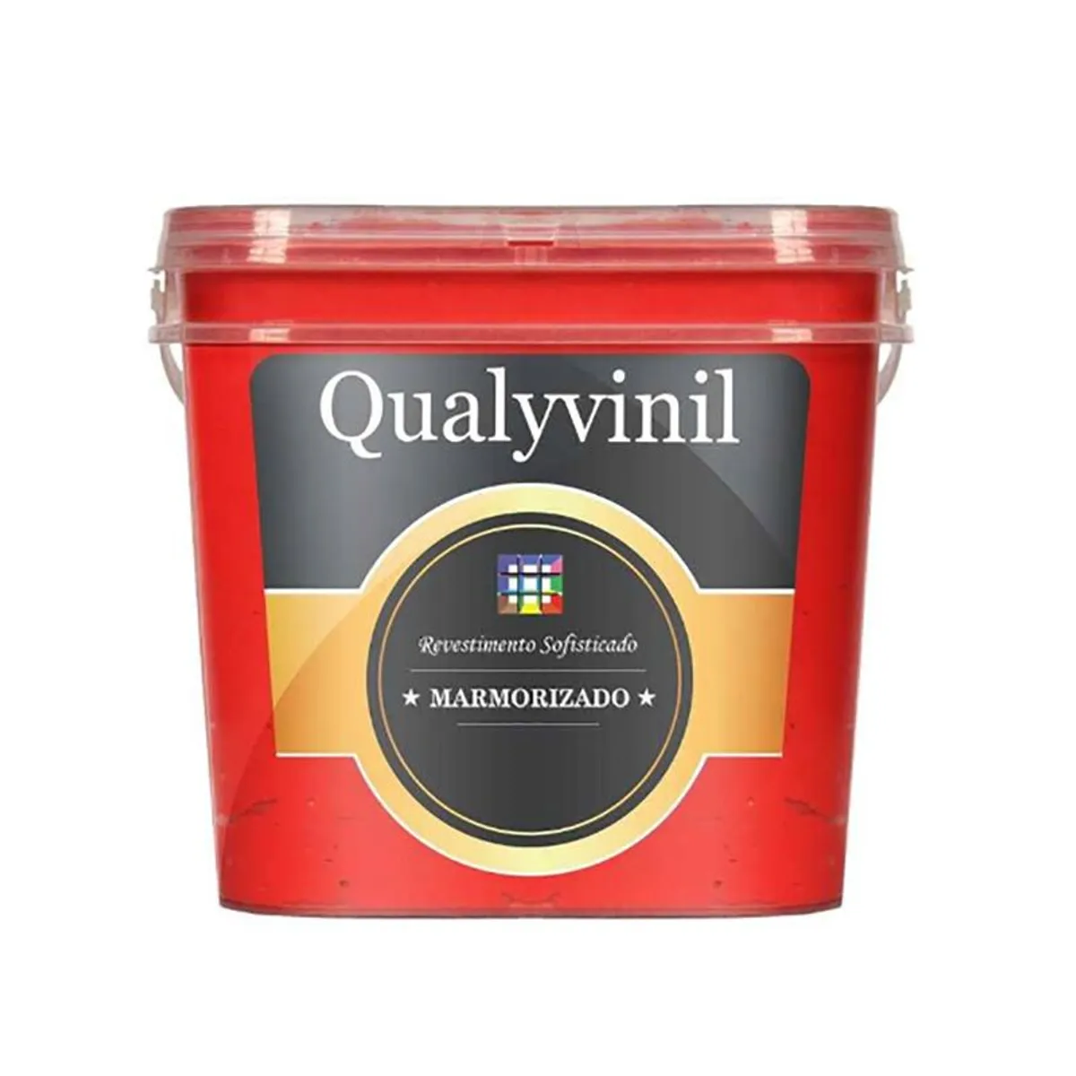 Revestimento Efeito Marmorizado 5kg Crema, marca Qualyvinil - Foto 2