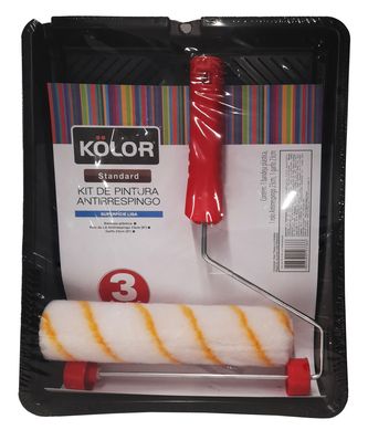 Kit para Pintura Antirespingos Esmalte Acrlica e Ltex 3 Peas