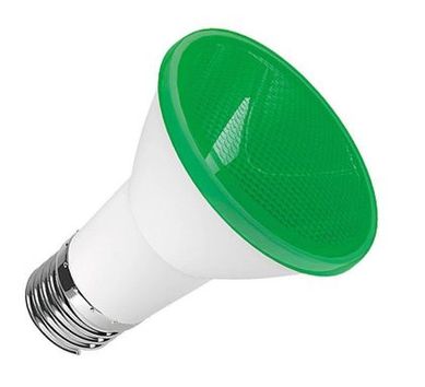 Lmpada LED PAR20 Luz Verde 6W IP65 Bivolt 