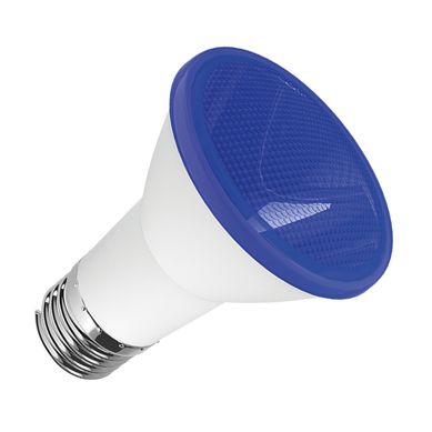 Lmpada LED PAR20 Luz Azul 6W IP65