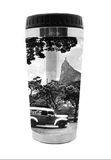 Copo Termico Plast Coca Cola Landscape Preto Branco 300Ml