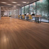 Porcelanato Acetinado Esmaltado Marrom 20x120cm Portobello Retificado Caixa 1,19m² Parquet D'Olivier