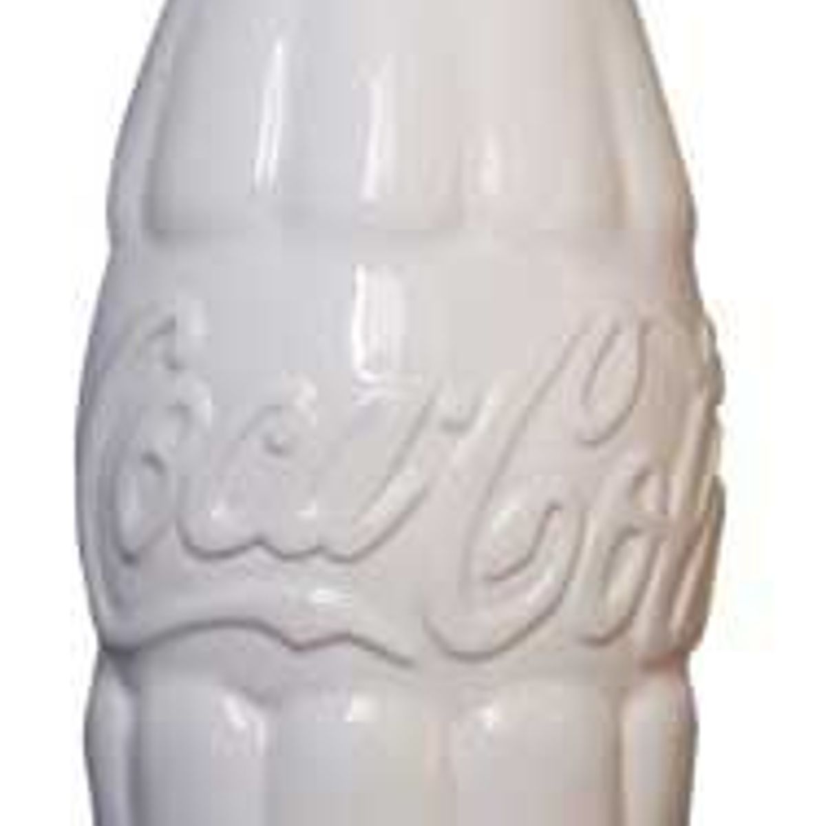 Cofre de Cerâmica Coca-Cola Contour 3D Branco, marca Urban - Foto Principal