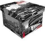 Caixa Desmontável Coca Cola Landscape World, Branco Preto 35 x 26.5 x 15cm