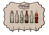 Cabideiro de Parede Coca Cola Bottle Evolution 45x31,7cm Colorido