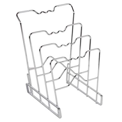 Organizador de Frigideira e Tampas Cromado 31x21,6x26cm