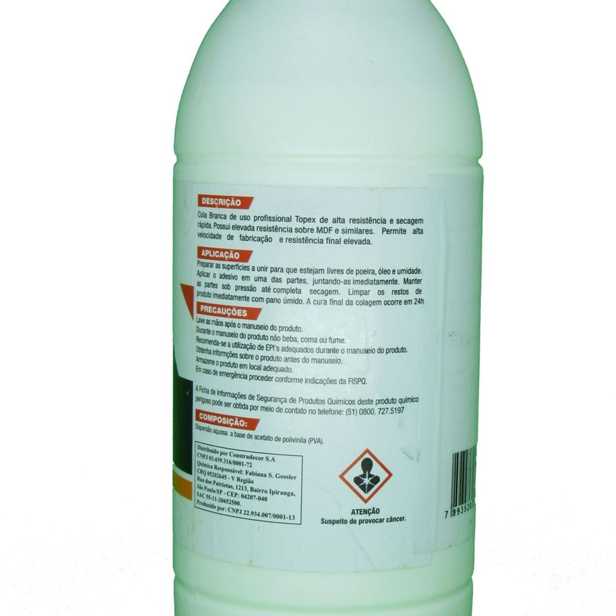 Cola Topex 500g Branco, marca Artecola - Foto 2