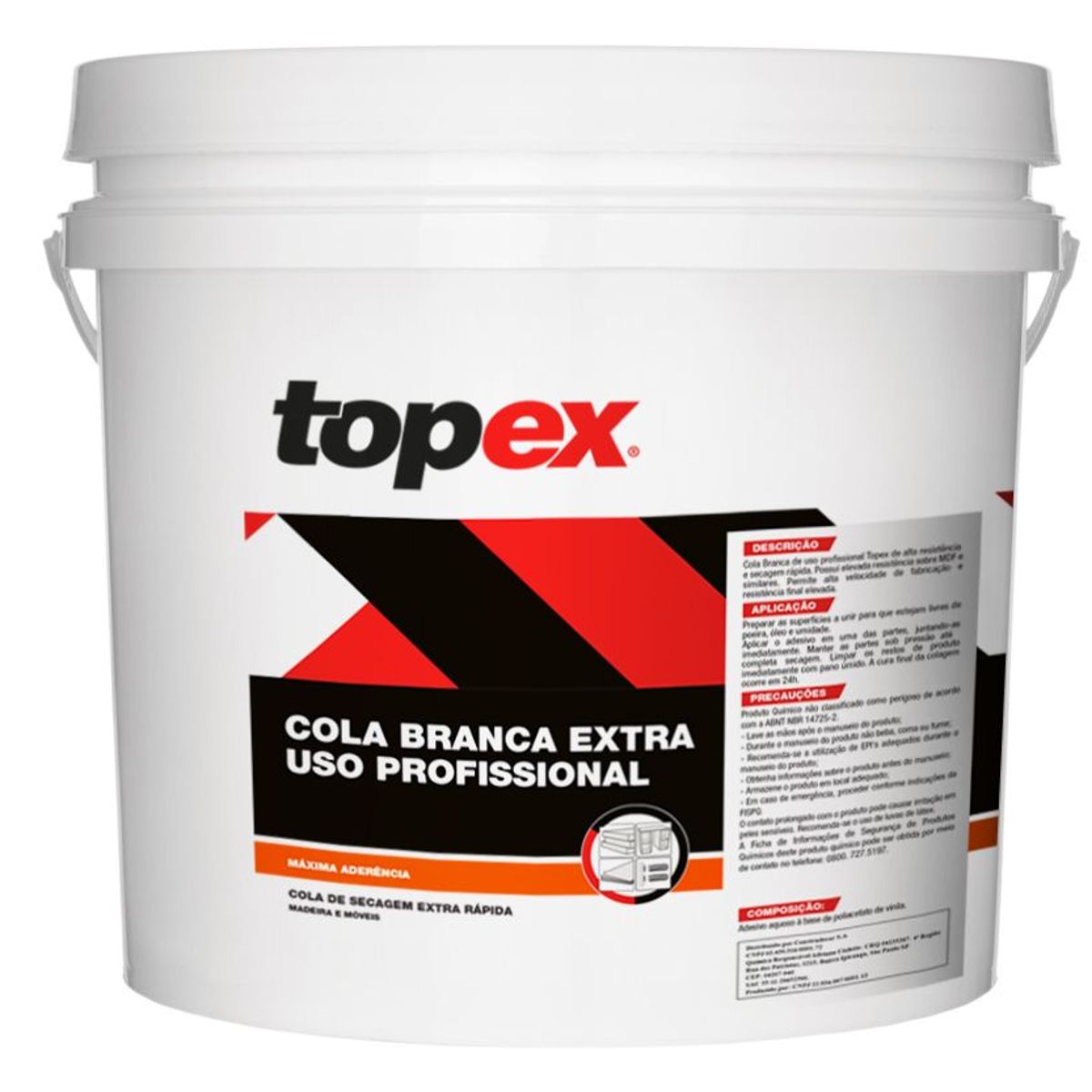 Cola Branca Topex 5Kg, marca Topex - Foto Principal