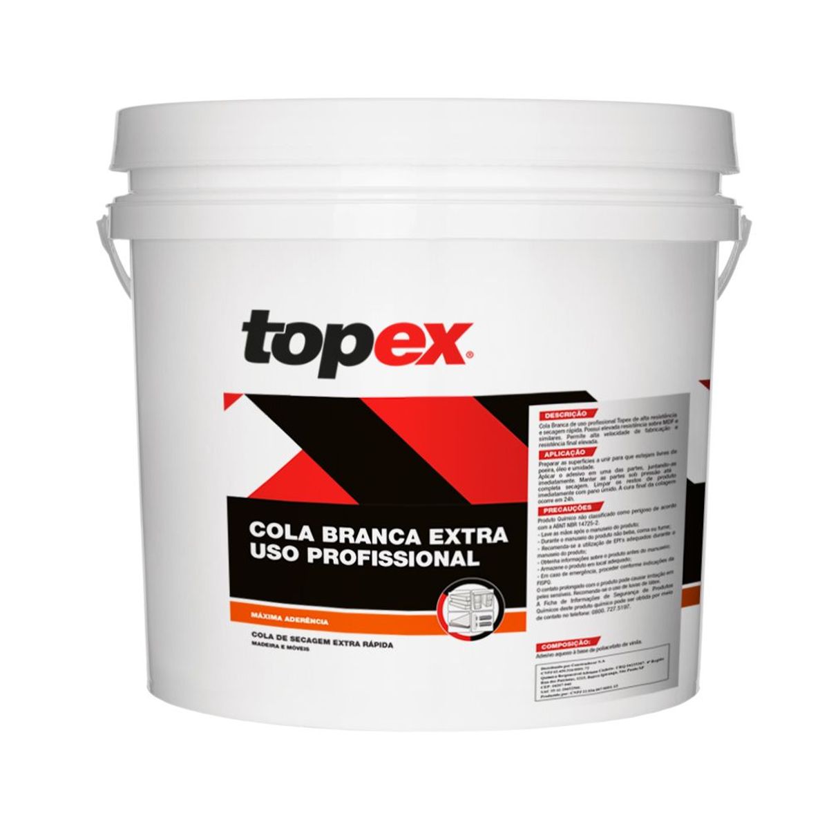 Cola Branca Topex 5Kg, marca Topex - Foto Principal