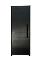 Porta Lambri Puxador Alumínio Preto Esquerda 210x100x4,6cm Super 25