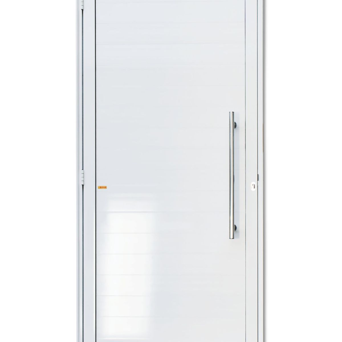 Porta Lambri Puxador Alumínio Branco Direita 210x80x4,6cm Super 25, marca Brimak - Foto Principal