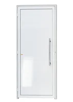 Porta Lambri Puxador Alumínio Branco Direita 210x80x4,6cm Super 25