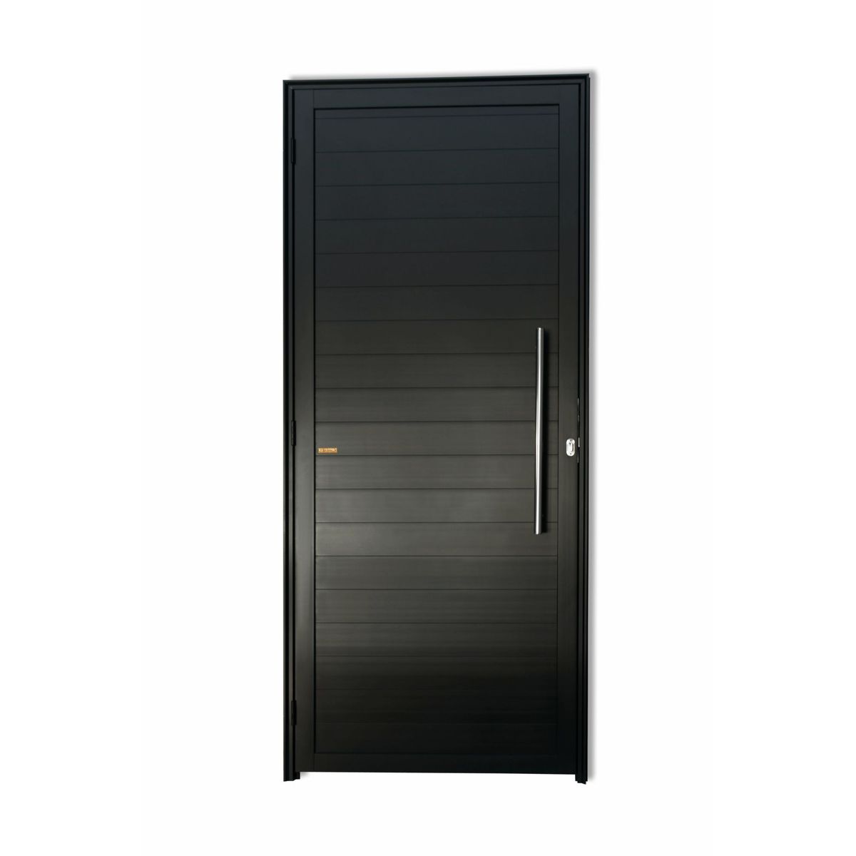 Porta Lambri Puxador Alumínio Preto Direita 210x80x4,6cm Super 25, marca Brimak - Foto Principal